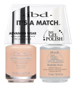 IBD Just Gel Polish, 65742, It's A Match Duo, Bedside Aura, 0.5oz KK