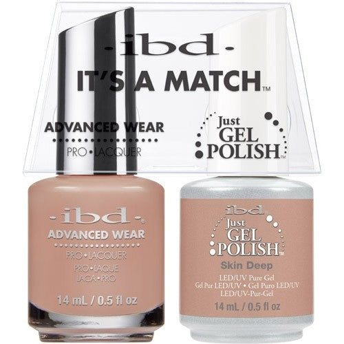 IBD Just Gel Polish, 65744, It's A Match Duo, Skin Deep, 0.5oz KK