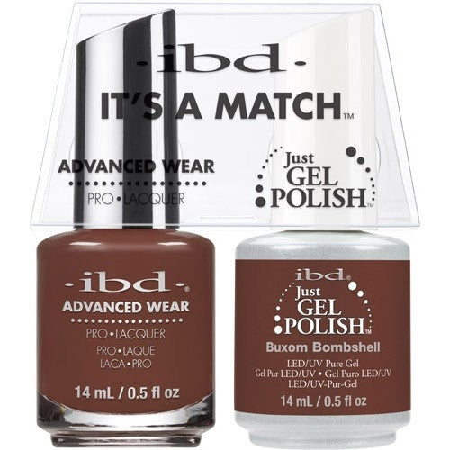 IBD Just Gel Polish, 65747, It's A Match Duo, Buxom, 0.5oz KK