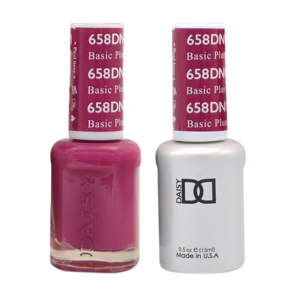 DND Nail Lacquer And Gel Polish, 658, Basic Plum, 0.5oz MY0924