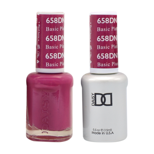 DND Nail Lacquer And Gel Polish, 658, Basic Plum, 0.5oz MY0924