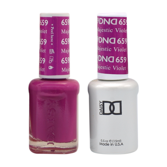 DND Nail Lacquer And Gel Polish, 659, Majestic Violet, 0.5oz MY0924