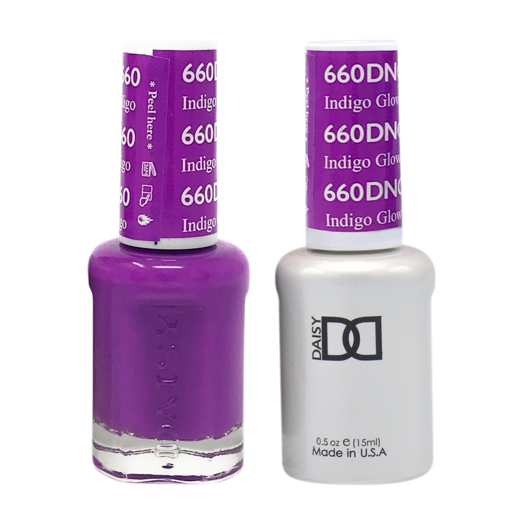 DND Nail Lacquer And Gel Polish, 660, Indigo Glow, 0.5oz MY0924