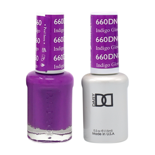 DND Nail Lacquer And Gel Polish, 660, Indigo Glow, 0.5oz MY0924