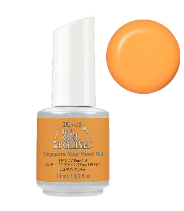 IBD Just Gel Polish, 66579, Destination Colour Collection, Singapore Your Heart Out, 0.5oz KK