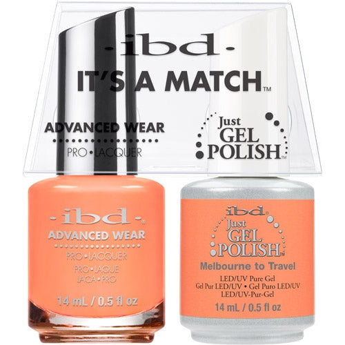 IBD Just Gel Polish, 66588, It's A Match Duo, Melbourne To Travel, 0.5oz KK