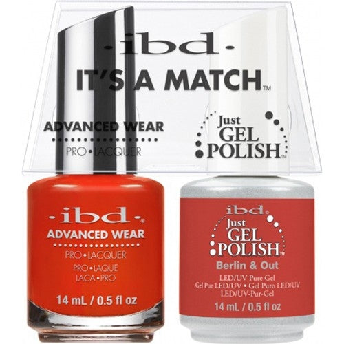 IBD Just Gel Polish, 66589, It's A Match Duo, Berlin, 0.5oz KK