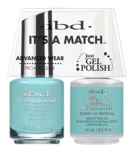 IBD Just Gel Polish, 66592, It's A Match Duo, Dublin Or Nothing, 0.5oz KK