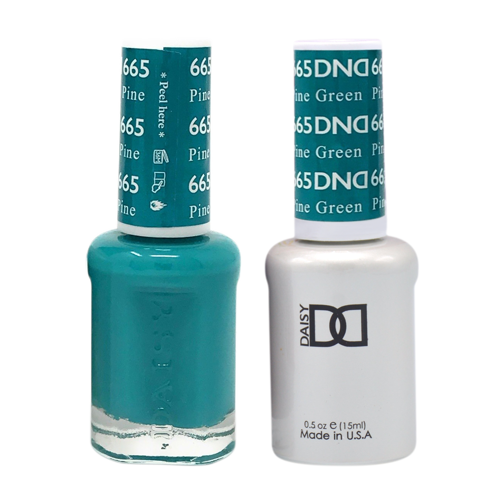 DND Nail Lacquer And Gel Polish, 665, Pine Green, 0.5oz MY0924