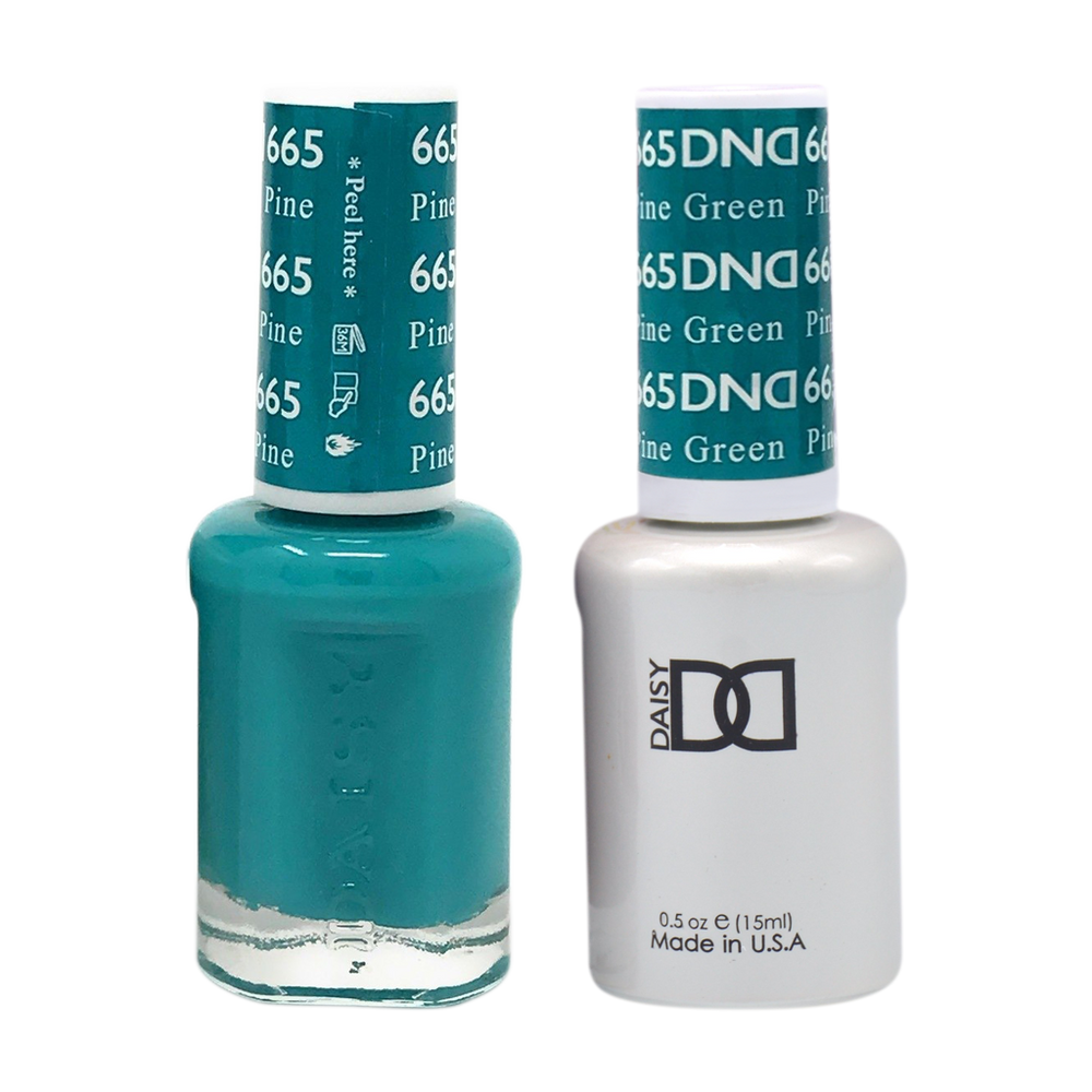 DND Nail Lacquer And Gel Polish, 665, Pine Green, 0.5oz MY0924