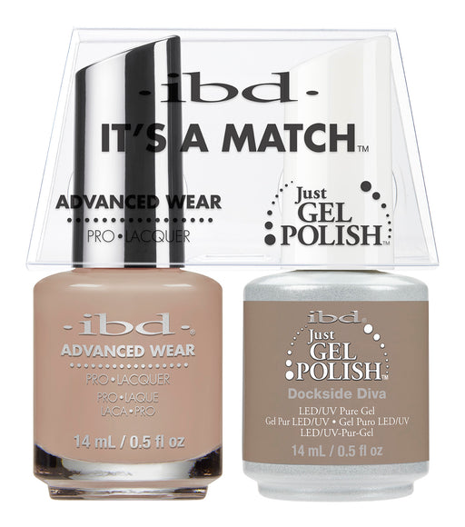 IBD Just Gel Polish, 66648, It's A Match Duo, Dockside Diva, 0.5oz KK
