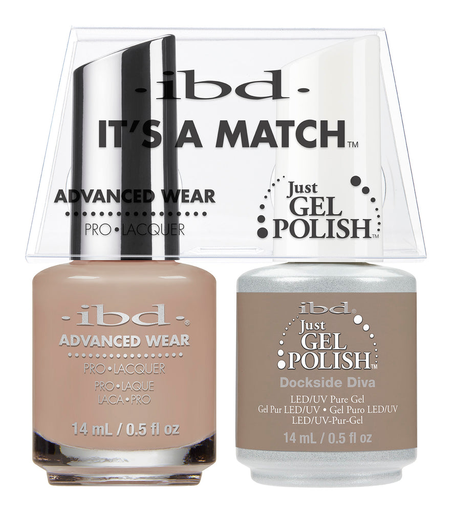 IBD Just Gel Polish, 66648, It's A Match Duo, Dockside Diva, 0.5oz KK
