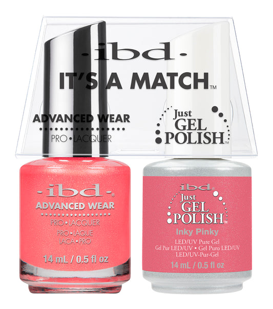 IBD Just Gel Polish, 66660, It's A Match Duo, Inky Pinky, 0.5oz KK