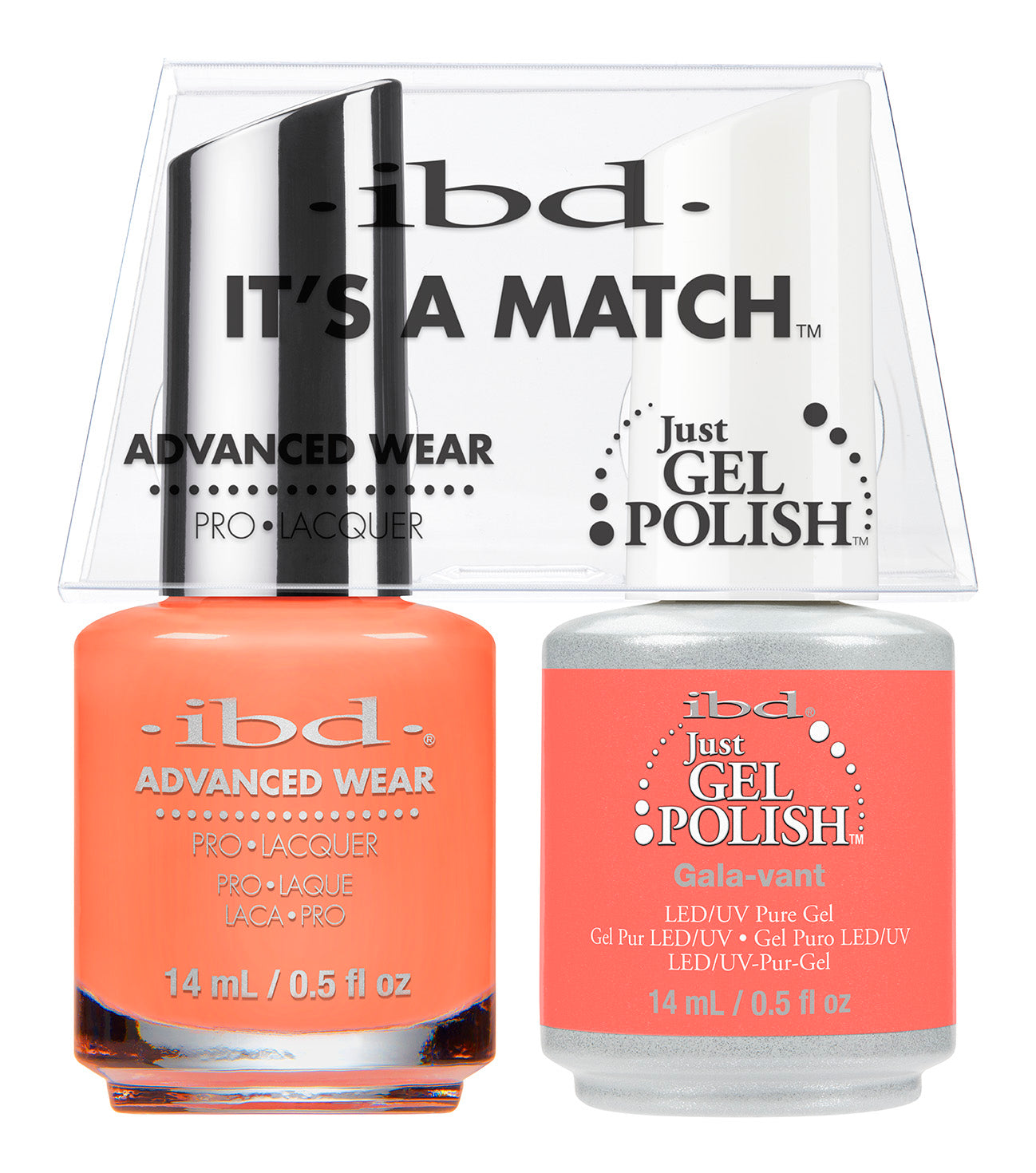 IBD Just Gel Polish, 66663, It's A Match Duo, Gala-Vant, 0.5oz KK