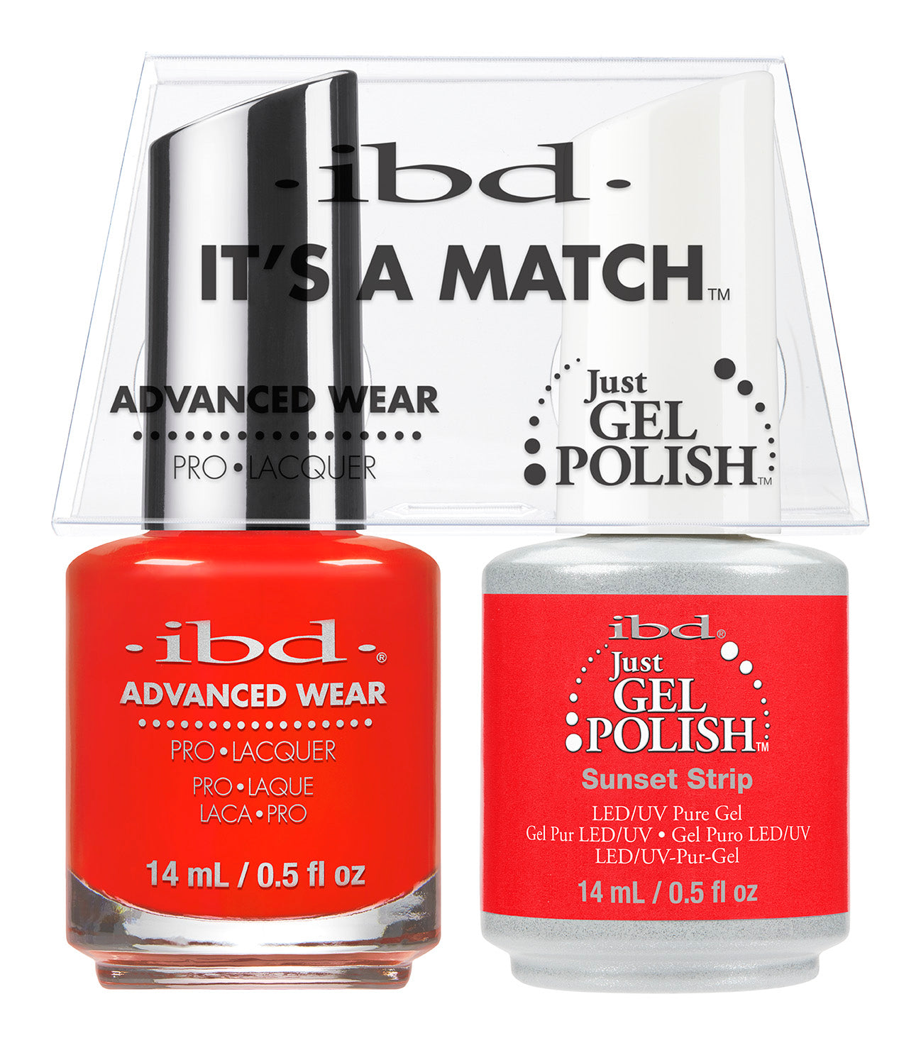 IBD Just Gel Polish, 66667, It's A Match Duo, Sunset Strip, 0.5oz KK