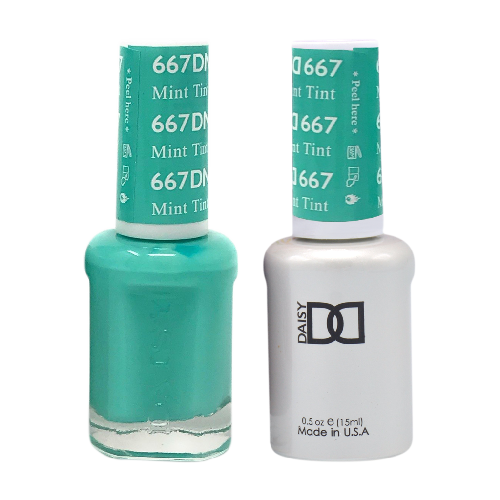 DND Nail Lacquer And Gel Polish, 667, Mint Tint, 0.5oz MY0924