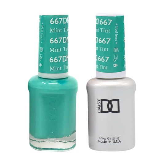 DND Nail Lacquer And Gel Polish, 667, Mint Tint, 0.5oz MY0924