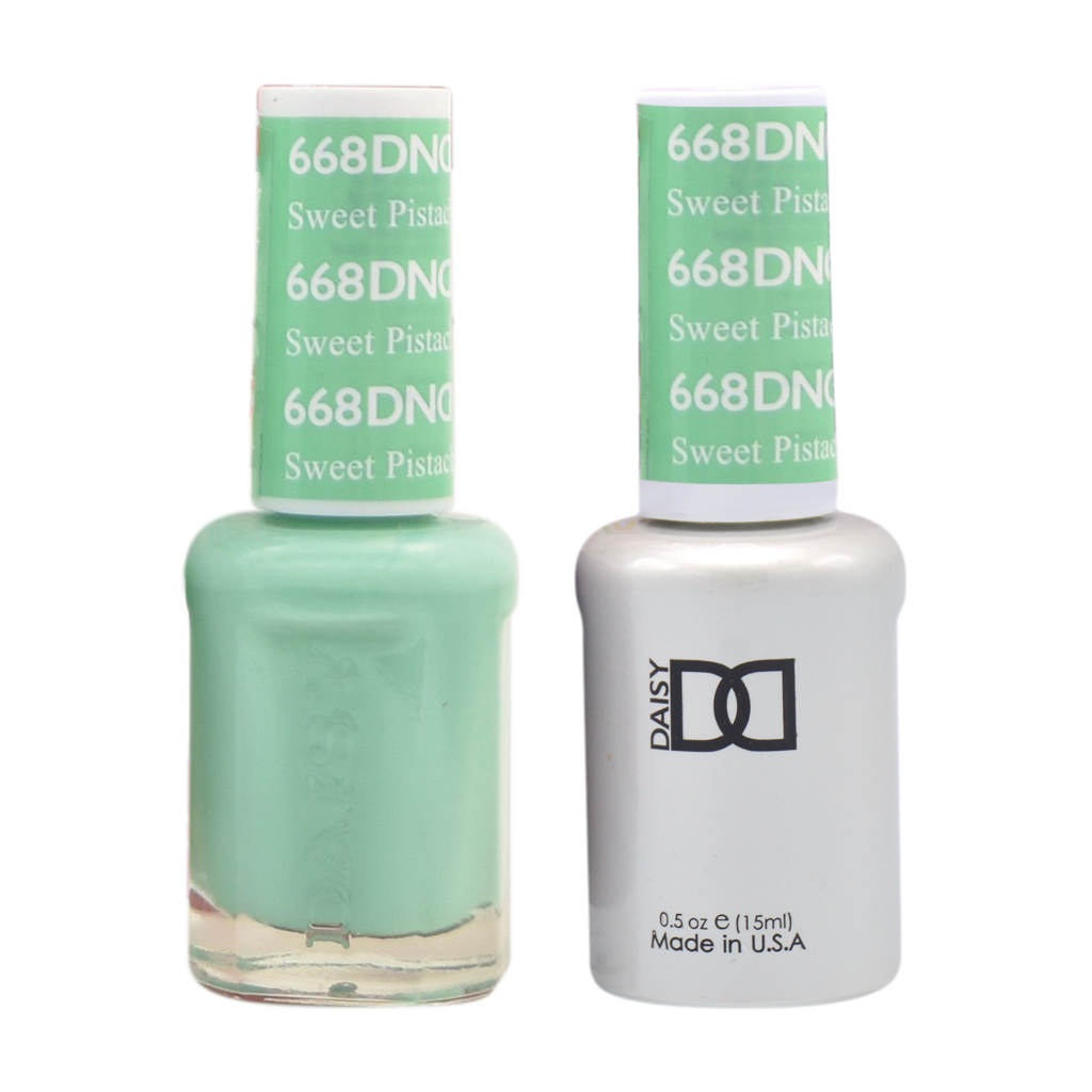 DND Nail Lacquer And Gel Polish, 668, Sweet Pistachia, 0.5oz MY0924