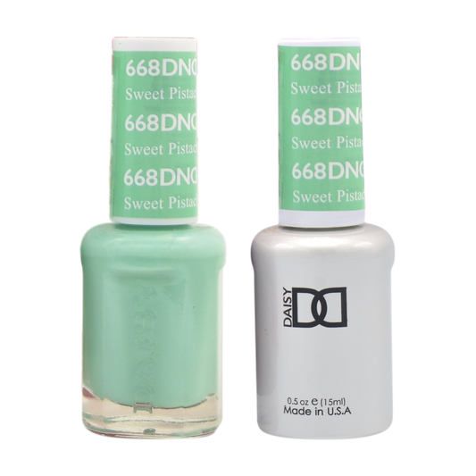 DND Nail Lacquer And Gel Polish, 668, Sweet Pistachia, 0.5oz MY0924