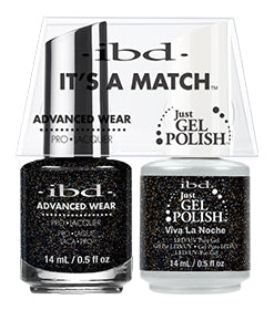 IBD Just Gel Polish, 67012, It's A Match Duo, Viva La Noche, 0.5oz KK