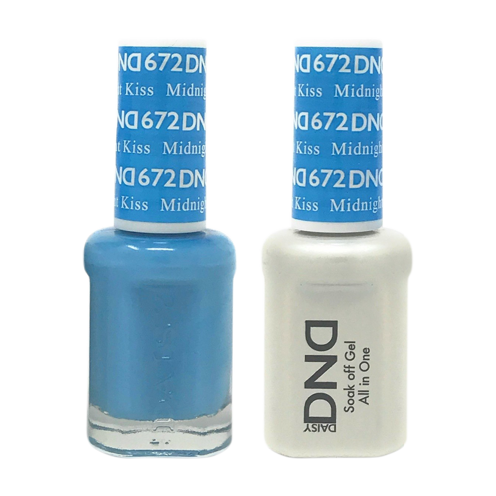 DND Nail Lacquer And Gel Polish, 672, Midnight Kiss, 0.5oz MY0924