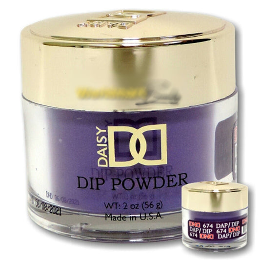 DND 2in1 Acrylic/Dipping Powder, 674, 2oz