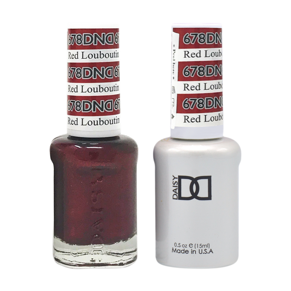 DND Nail Lacquer And Gel Polish, 678, Red Louboutin, 0.5oz MY0924