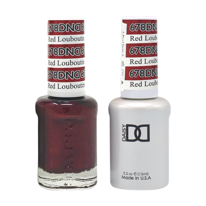 DND Nail Lacquer And Gel Polish, 678, Red Louboutin, 0.5oz MY0924