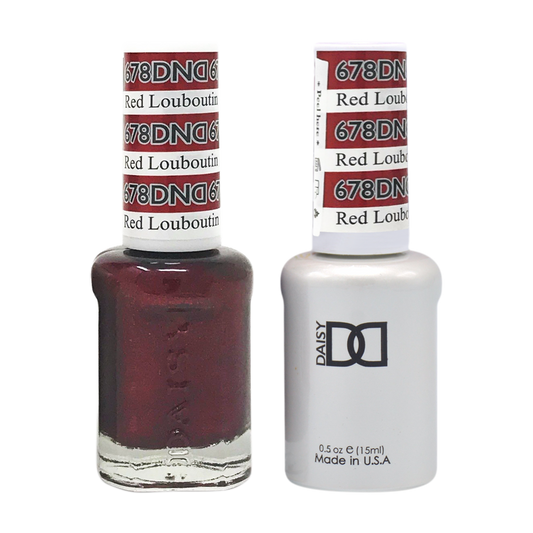 DND Nail Lacquer And Gel Polish, 678, Red Louboutin, 0.5oz MY0924