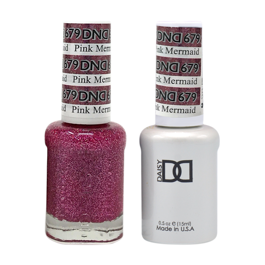 DND Nail Lacquer And Gel Polish, 679, Pink Mermaid, 0.5oz MY0924