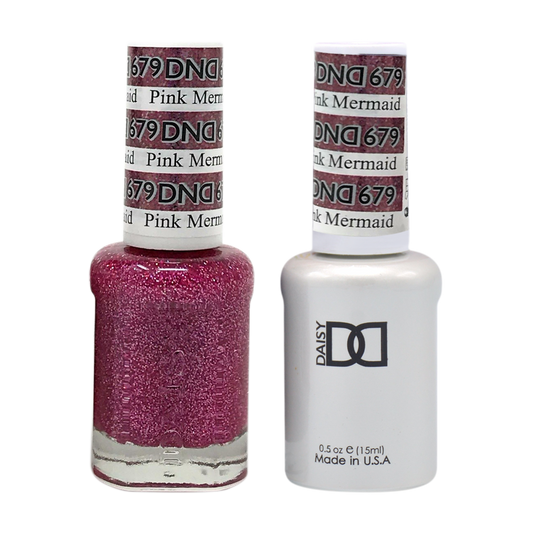 DND Nail Lacquer And Gel Polish, 679, Pink Mermaid, 0.5oz MY0924