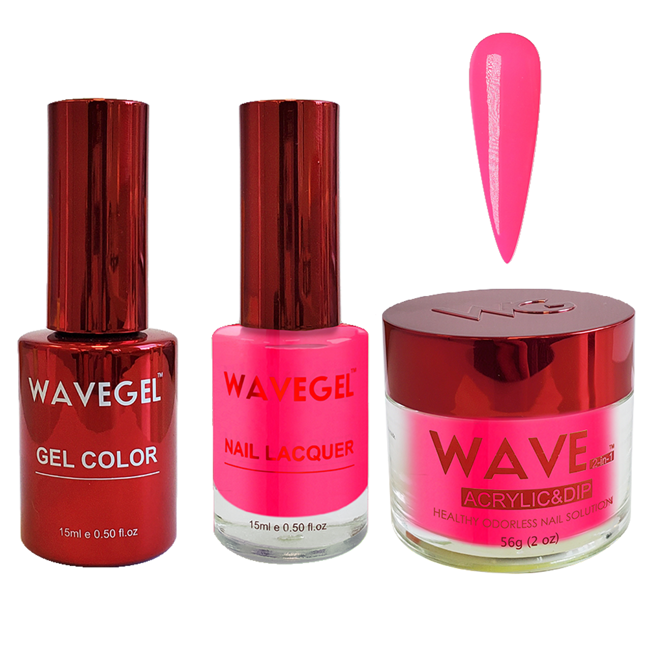 Wave Gel 4in1 Dipping Powder + Gel Polish + Nail Lacquer, QUEEN Collection, 067, Rosy Posy