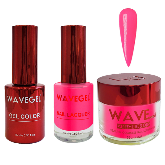 Wave Gel 4in1 Dipping Powder + Gel Polish + Nail Lacquer, QUEEN Collection, 067, Rosy Posy