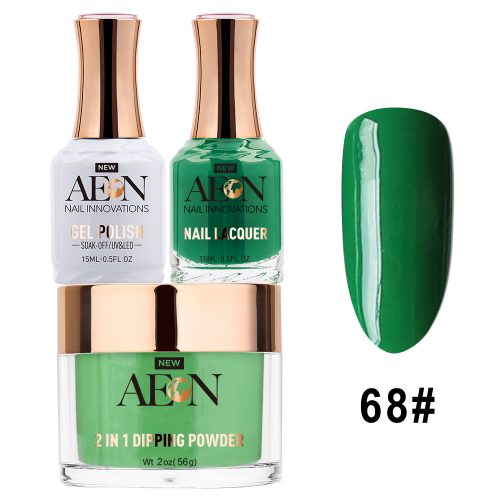 AEON 3in1 Dipping Powder + Gel Polish + Nail Lacquer, 068, Don’t Leaf Me OK0327LK