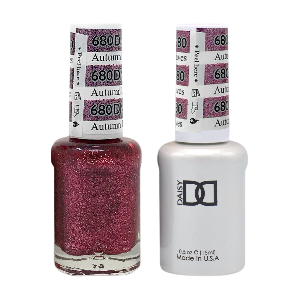 DND Nail Lacquer And Gel Polish, 680, Autumn Leaves, 0.5oz MY0924