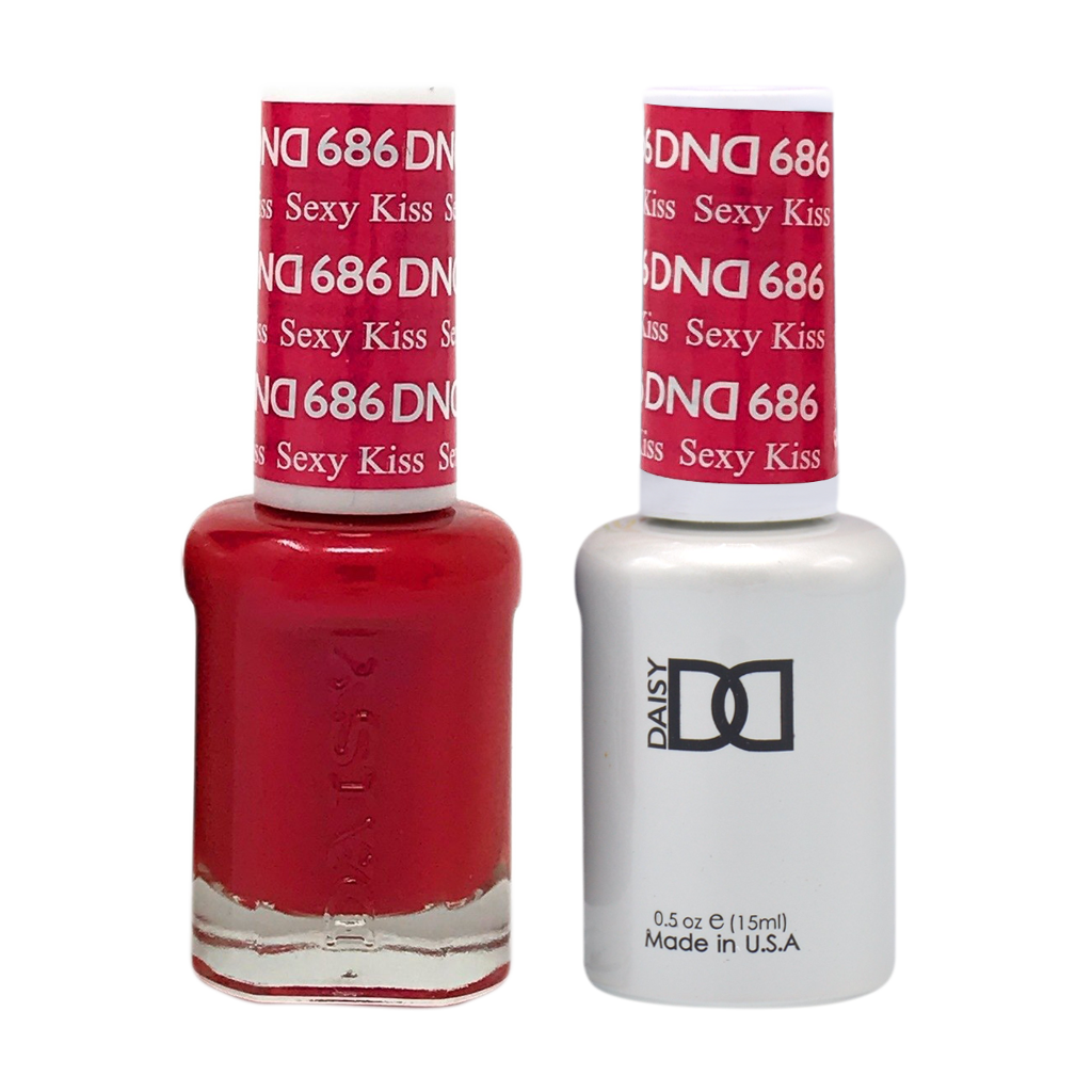 DND Nail Lacquer And Gel Polish, 686, Sexy Kiss, 0.5oz MY0924