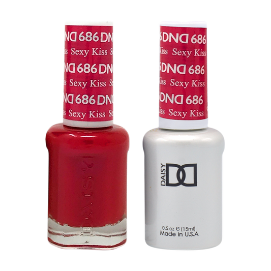 DND Nail Lacquer And Gel Polish, 686, Sexy Kiss, 0.5oz MY0924