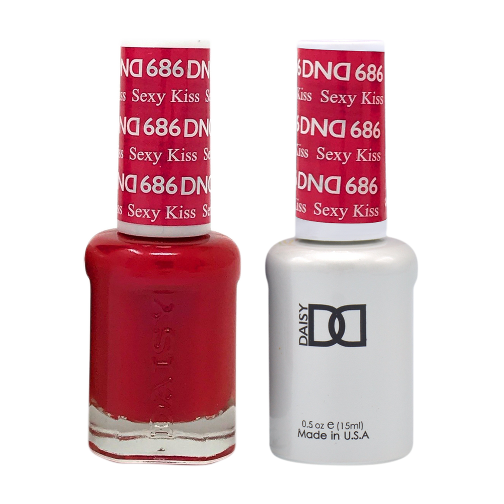 DND Nail Lacquer And Gel Polish, 686, Sexy Kiss, 0.5oz MY0924