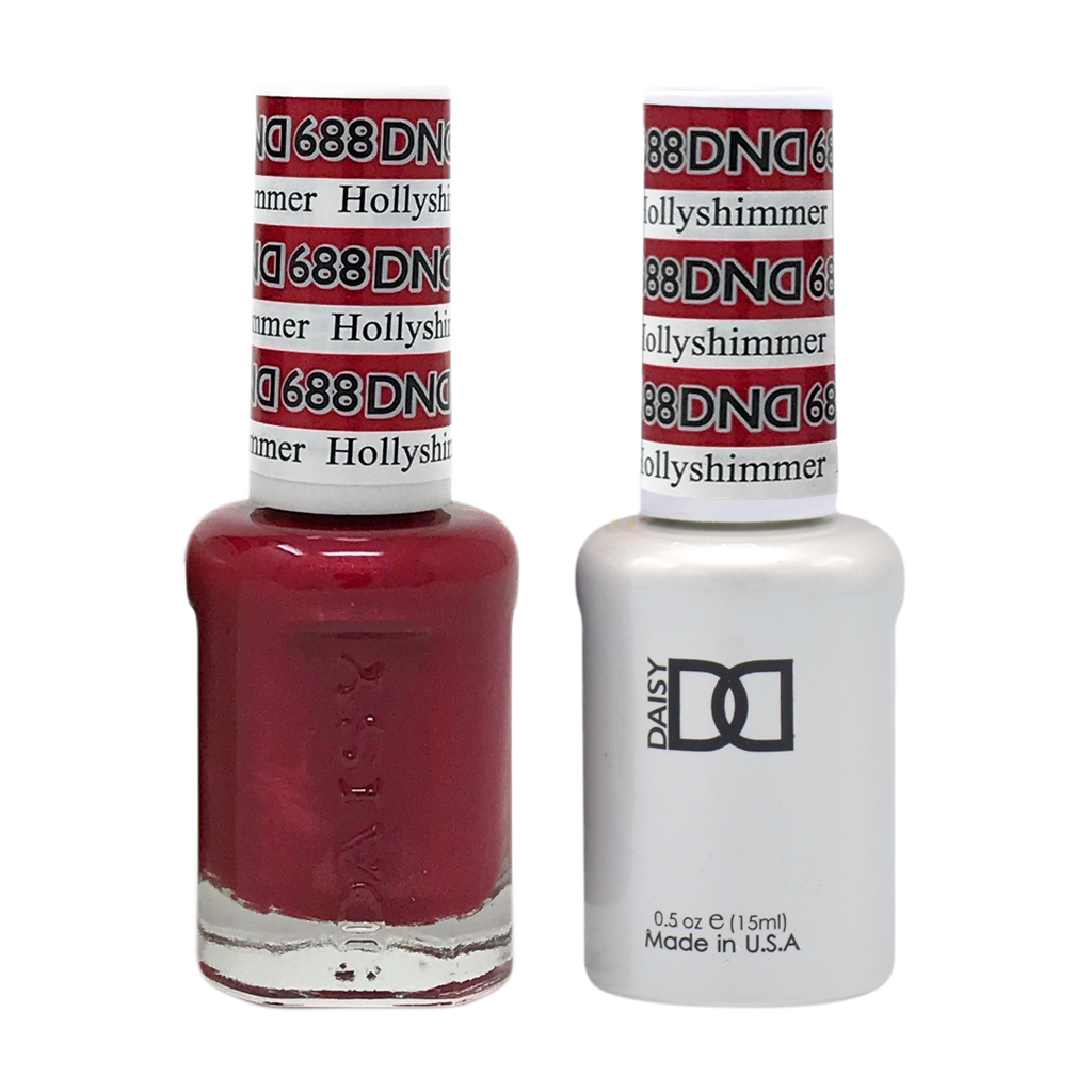 DND Nail Lacquer And Gel Polish, 688, Hollyshimmer, 0.5oz MY0924