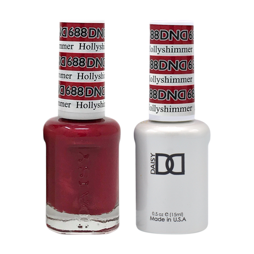 DND Nail Lacquer And Gel Polish, 688, Hollyshimmer, 0.5oz MY0924