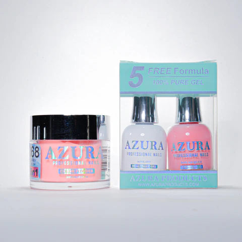 Azura 3in1 Dipping Powder + Gel Polish + Nail Lacquer, 068