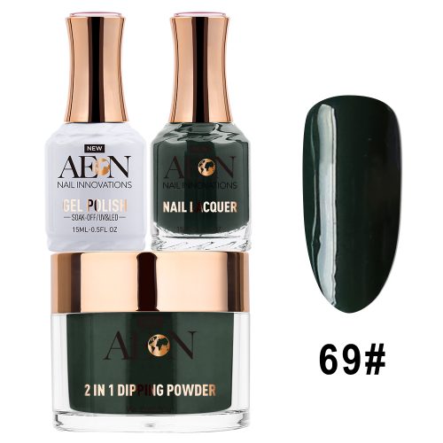 AEON 3in1 Dipping Powder + Gel Polish + Nail Lacquer, 069, Good Thymes OK0327LK