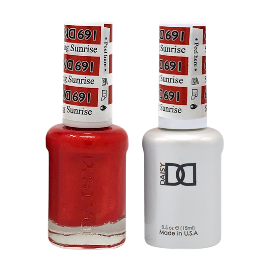 DND Nail Lacquer And Gel Polish, 691, Striking Sunrise, 0.5oz MY0924