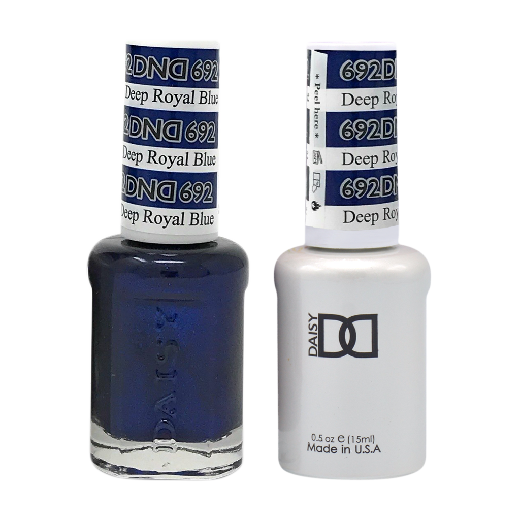 DND Nail Lacquer And Gel Polish, 692, Deep Royal Blue, 0.5oz MY0924