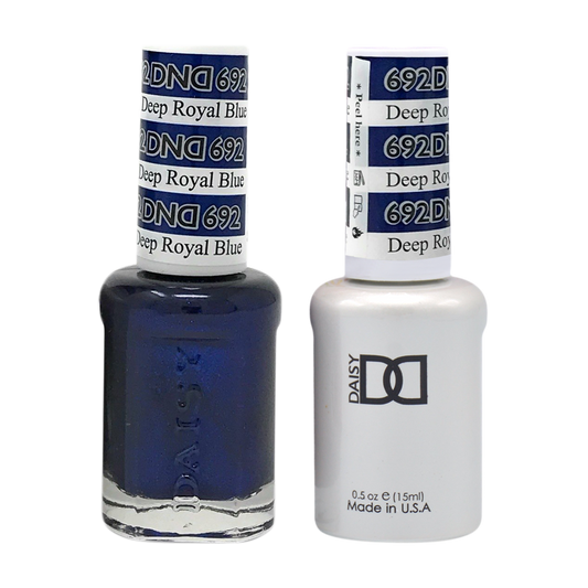 DND Nail Lacquer And Gel Polish, 692, Deep Royal Blue, 0.5oz MY0924