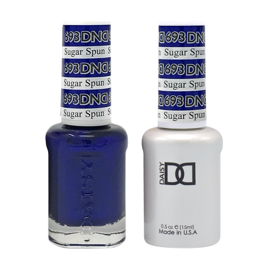 DND Nail Lacquer And Gel Polish, 693, Sugar Spun, 0.5oz MY0924