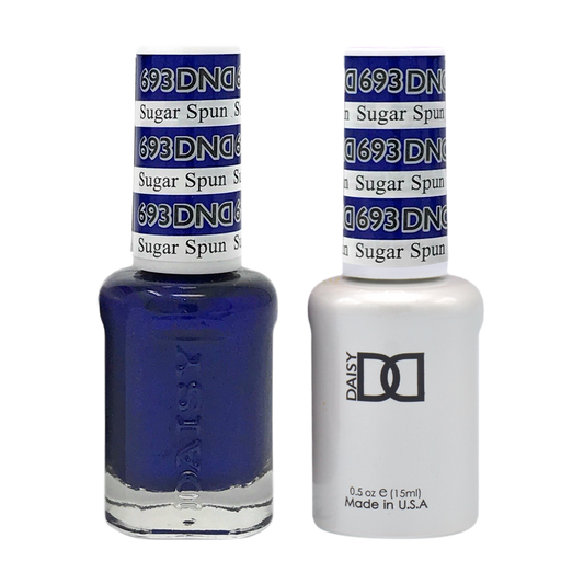 DND Nail Lacquer And Gel Polish, 693, Sugar Spun, 0.5oz MY0924