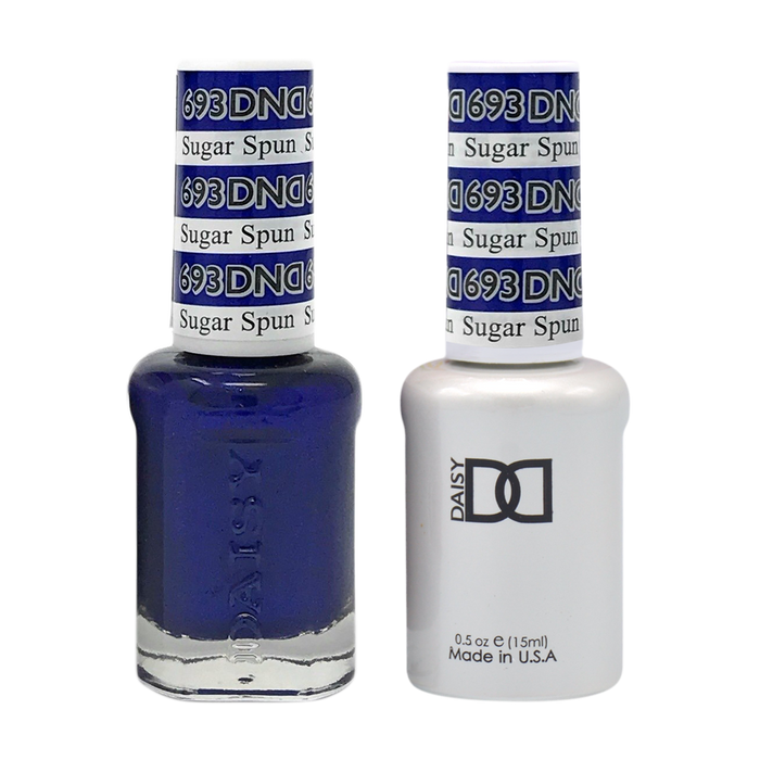 DND Nail Lacquer And Gel Polish, 693, Sugar Spun, 0.5oz MY0924