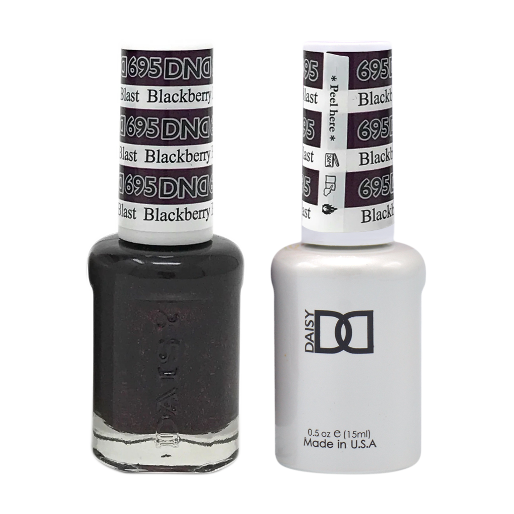 DND Nail Lacquer And Gel Polish, 695, Blackberry Blast, 0.5oz MY0924