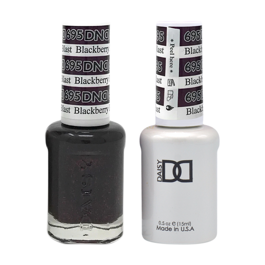 DND Nail Lacquer And Gel Polish, 695, Blackberry Blast, 0.5oz MY0924